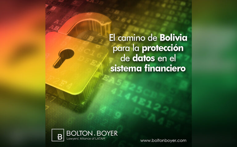 The way to Bolivia for the protection of Data in the financial system